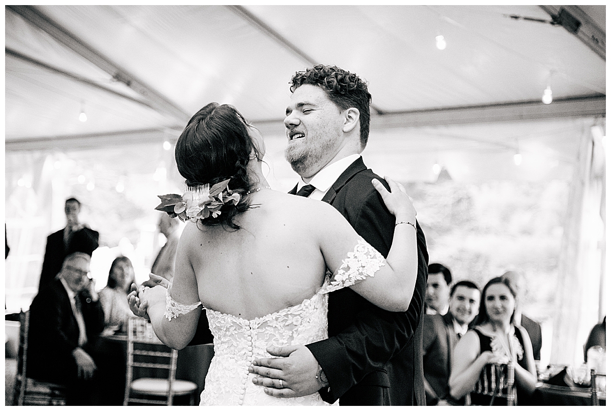 There was so much laughing, dancing and love on their wedding day.