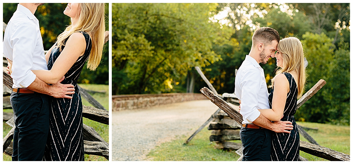 Aly & Justin's Manassas Battlefield summer engagement session with Seana Shuchart Photography