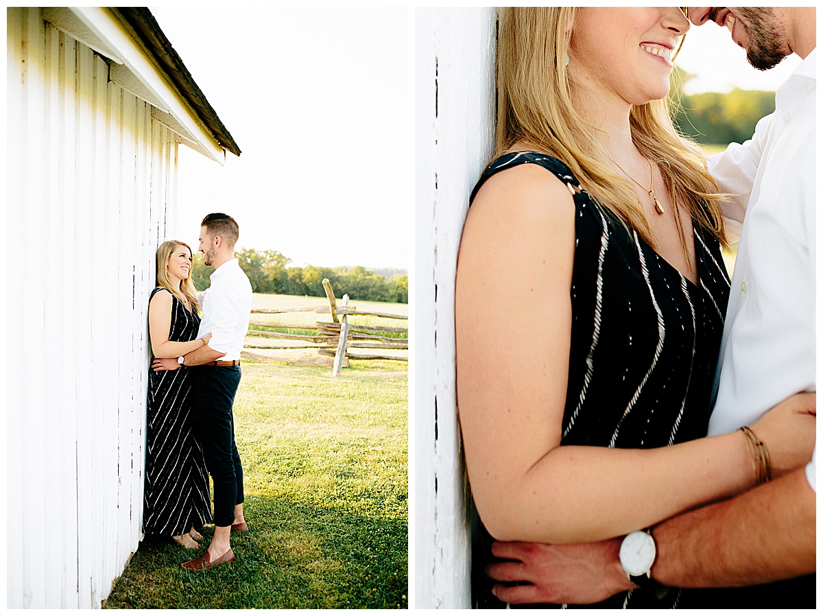 Aly & Justin's Manassas Battlefield summer engagement session with Seana Shuchart Photography