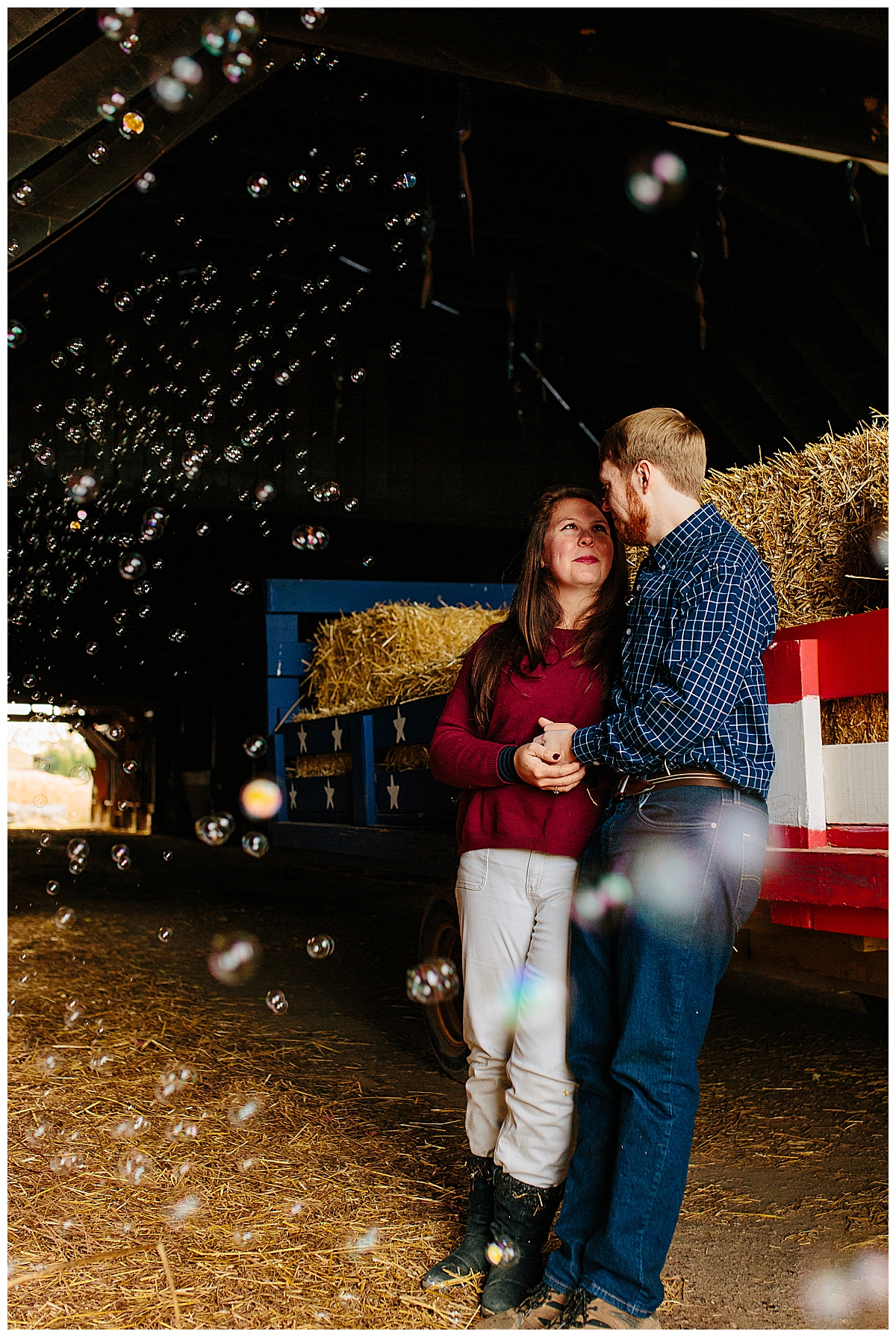 Deanna & Clifford's Cox Farms Centreville fall engagement session with Seana Shuchart Photography