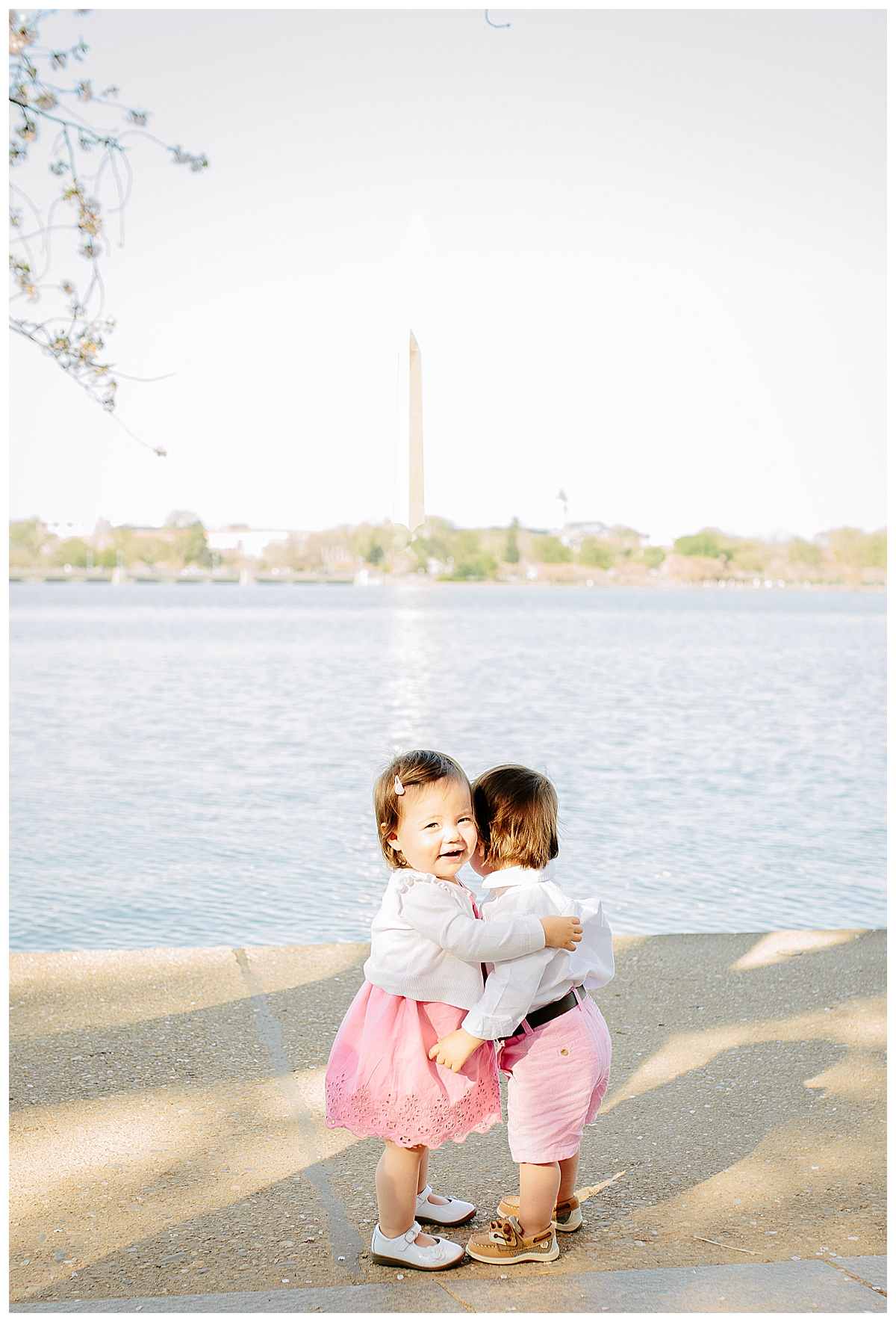 DC Tidal Basin Cherry Blossoms Family Session