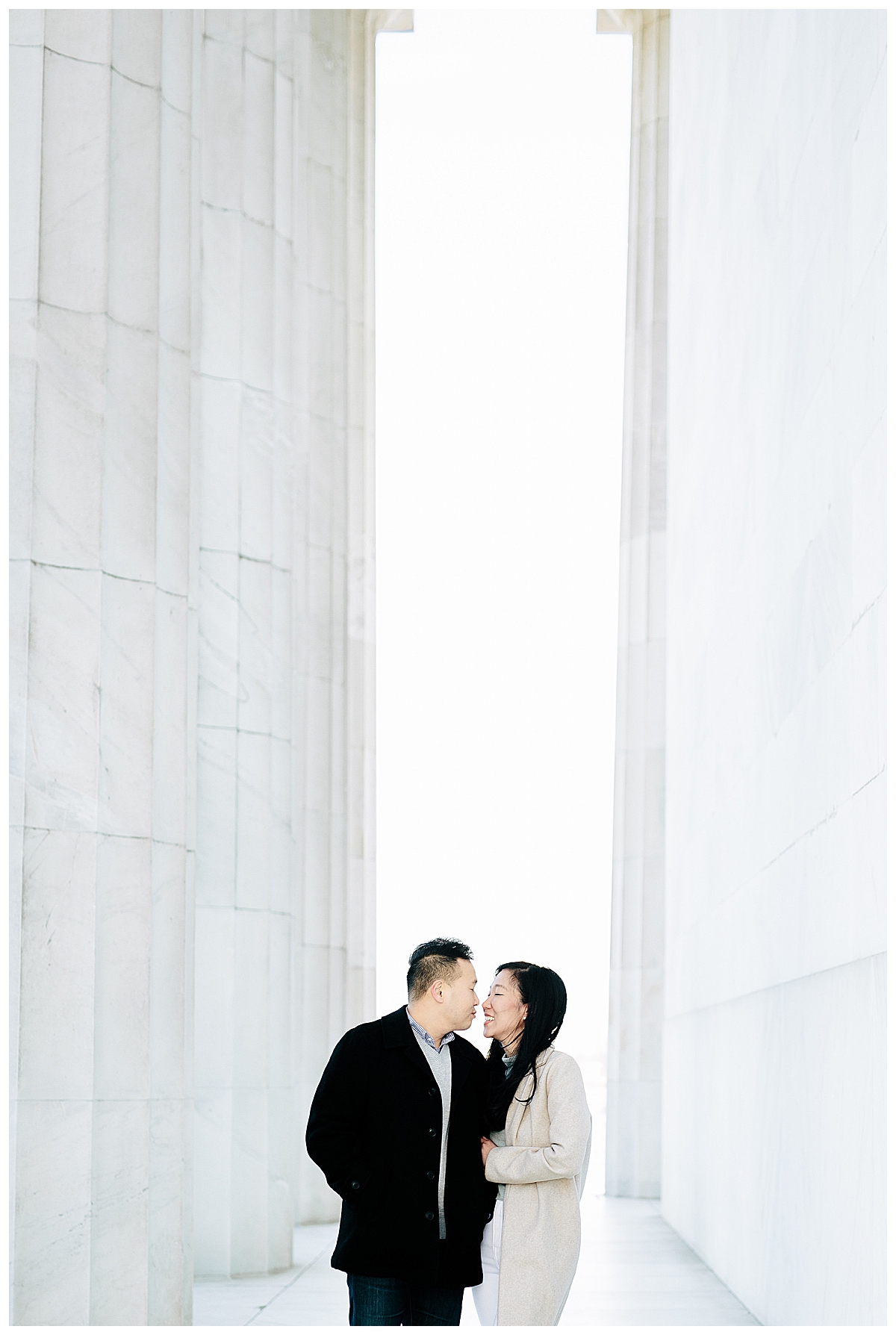 DC Mall Winter Engagement Session