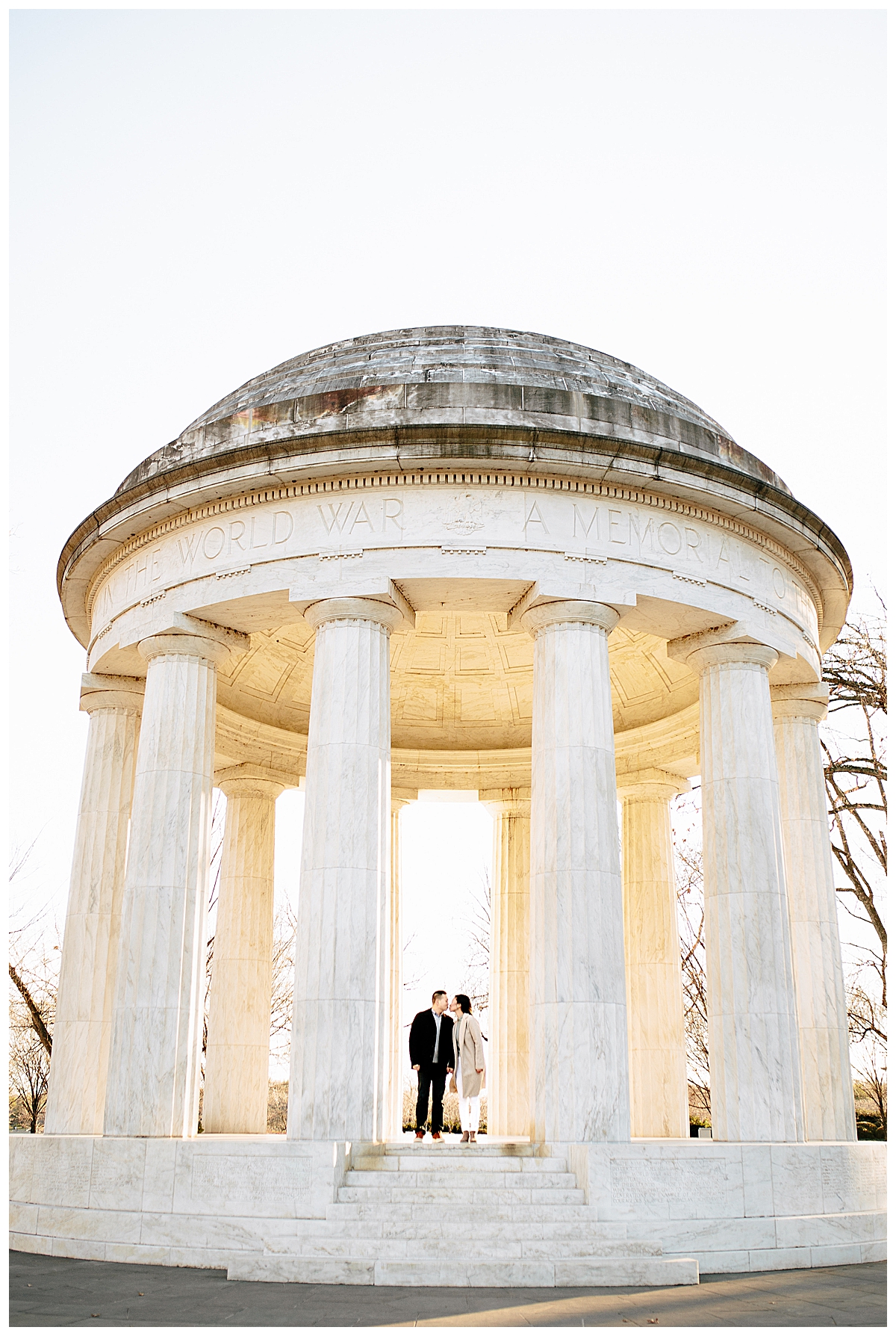 DC Mall Winter Engagement Session